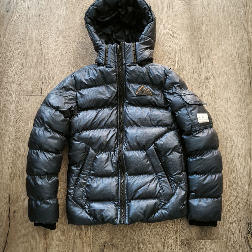 Point Zero Boys Navy Puffer Jacket